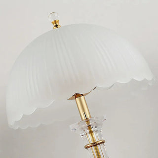 Domed Elegant Glass Table Light