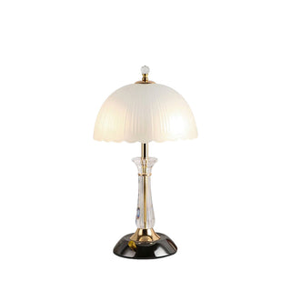 Domed Elegant Glass Table Light