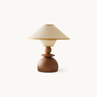 Elias Minimalist Wood Table Lamp