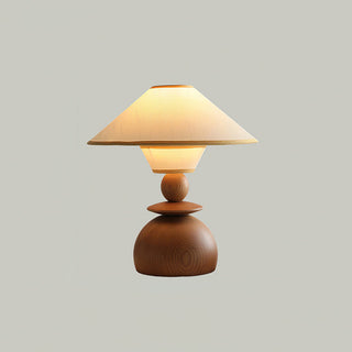 Elias Minimalist Wood Table Lamp