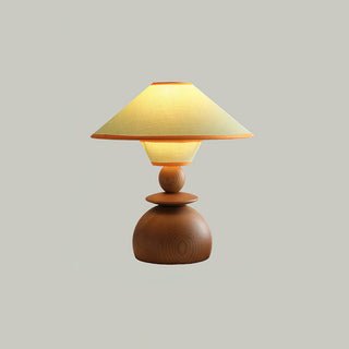 Elias Minimalist Wood Table Lamp