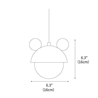 Domiere Playful Travertine Pendant Light