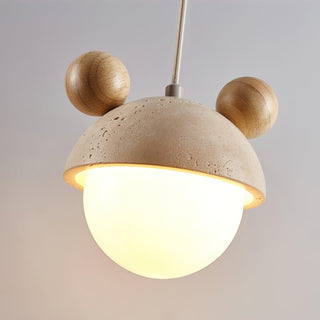 Domiere Playful Travertine Pendant Light