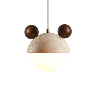 Domiere Playful Travertine Pendant Light