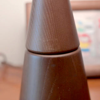 Donicio Sculpted Wood Fabric Table Lamp
