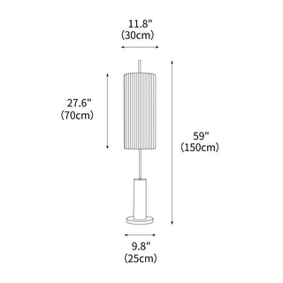Dorica Contemporary Iron Floor Light