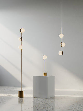 Doris Black Metal Glass 4-Light Pendant
