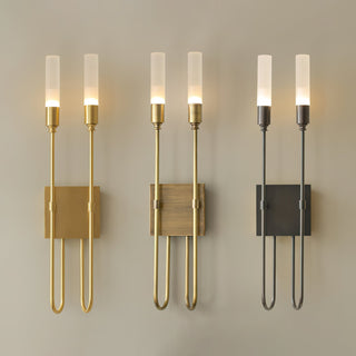 Double Arrow Modern Metal Wall Sconce