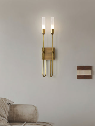 Double Arrow Modern Metal Wall Sconce