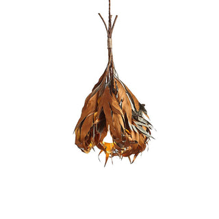 Double Sided Leaf Organic Natural Leaves Pendant Light