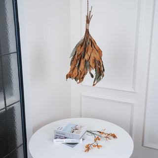 Double Sided Leaf Organic Natural Leaves Pendant Light