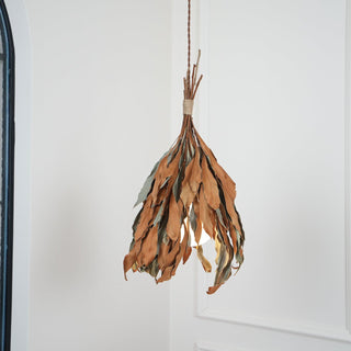 Double Sided Leaf Organic Natural Leaves Pendant Light