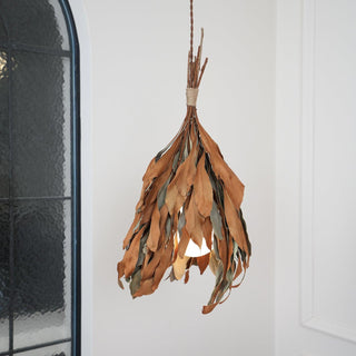 Double Sided Leaf Organic Natural Leaves Pendant Light