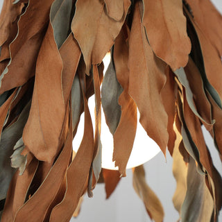 Double Sided Leaf Organic Natural Leaves Pendant Light