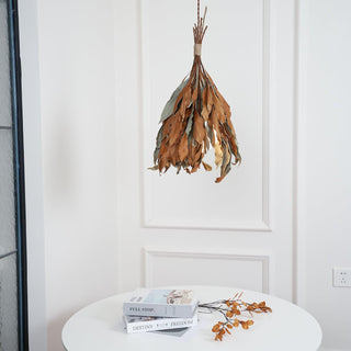 Double Sided Leaf Organic Natural Leaves Pendant Light