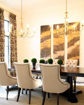 Double Twist Luxury Brass Chandelier