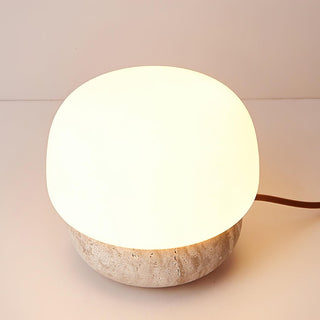 Doudou Minimalist Travertine Table Light