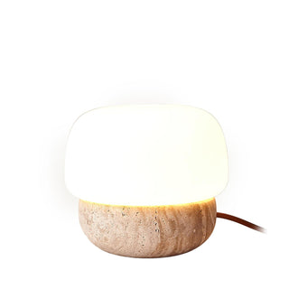 Doudou Minimalist Travertine Table Light