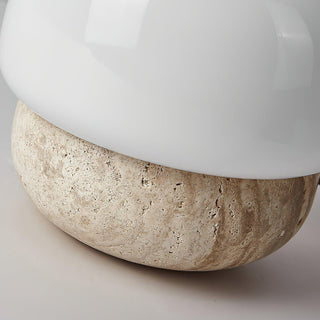 Doudou Minimalist Travertine Table Light
