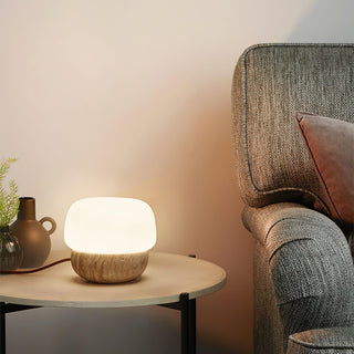 Doudou Minimalist Travertine Table Light