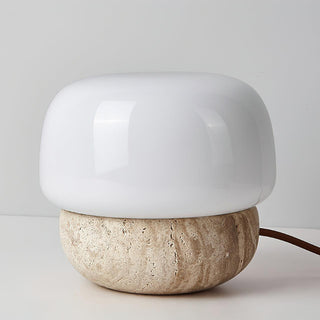 Doudou Minimalist Travertine Table Light