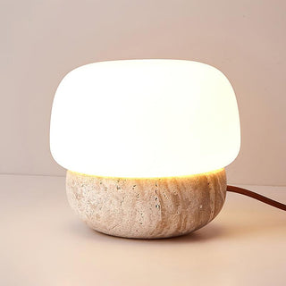 Doudou Minimalist Travertine Table Light