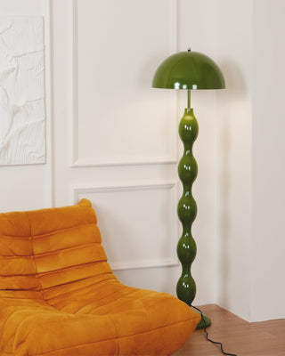 Maren Playful Green Metal Floor Lamp
