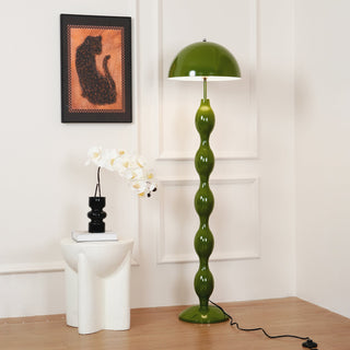 Maren Playful Green Metal Floor Lamp