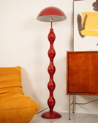 Maren Playful Green Metal Floor Lamp