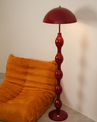 Maren Playful Green Metal Floor Lamp