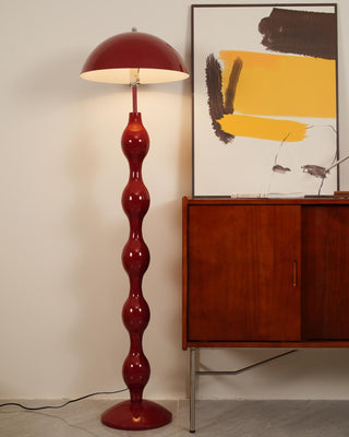 Maren Playful Green Metal Floor Lamp