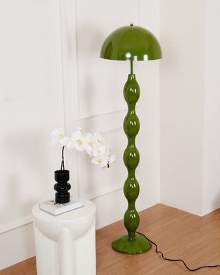 Maren Playful Green Metal Floor Lamp