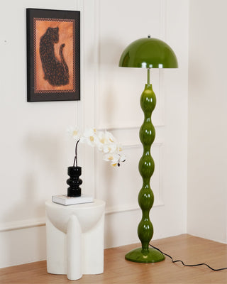 Maren Playful Green Metal Floor Lamp