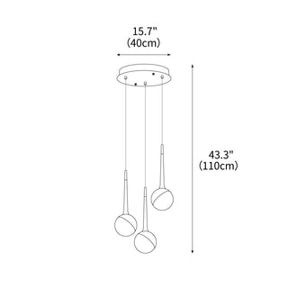 Dew Modern Wood Pendant Light