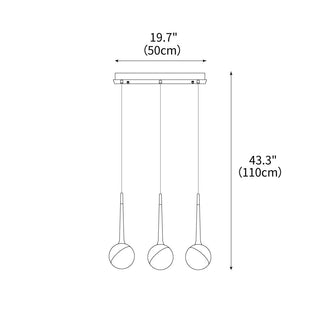 Dew Modern Wood Pendant Light
