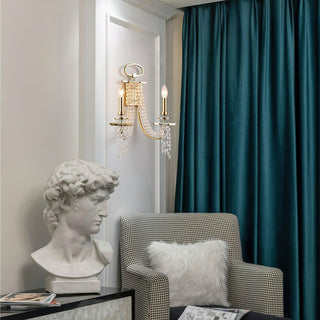 Glitz Gilded Age Metal Wall Lamp