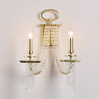 Glitz Gilded Age Metal Wall Lamp
