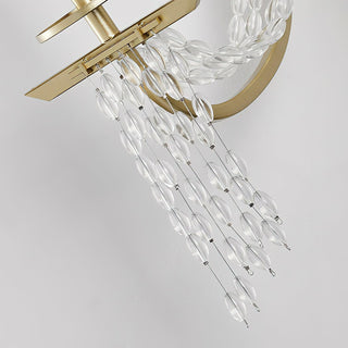 Glitz Gilded Age Metal Wall Lamp