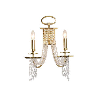 Glitz Gilded Age Metal Wall Lamp