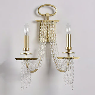 Glitz Gilded Age Metal Wall Lamp