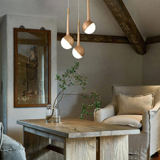 Dew Modern Wood Pendant Light