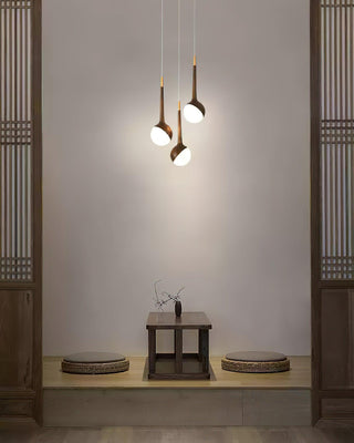 Dew Modern Wood Pendant Light