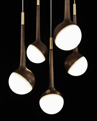 Dew Modern Wood Pendant Light