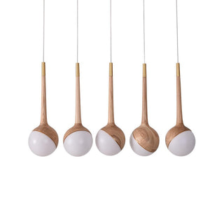 Dew Modern Wood Pendant Light