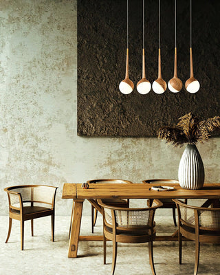 Dew Modern Wood Pendant Light