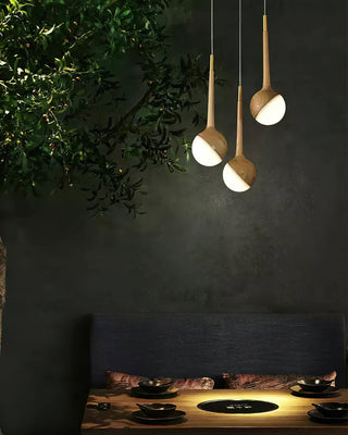 Dew Modern Wood Pendant Light