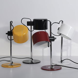 Retro Red & Black Metal Desk Lamp
