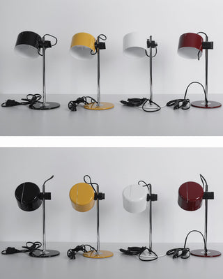 Retro Red & Black Metal Desk Lamp