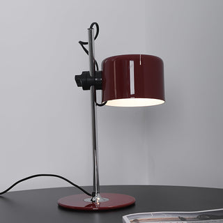 Retro Red & Black Metal Desk Lamp