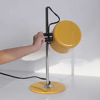 Retro Red & Black Metal Desk Lamp